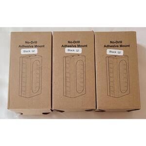 3pk 2024 Upgrade No Drill Adhesive Video Doorbell Mount Compatible Ring Blink